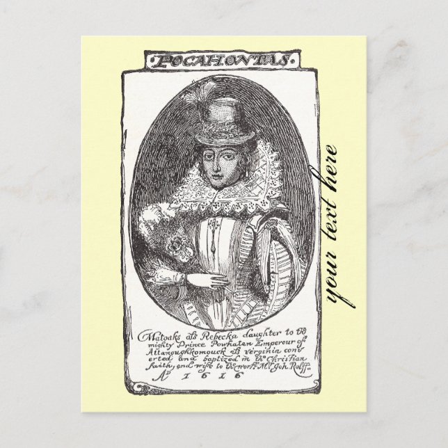 Cartão de Posto Pocahontas (Frente)