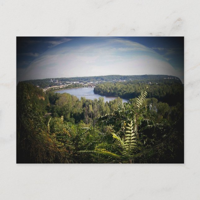 Cartão de posto / Rio Missouri (Frente)