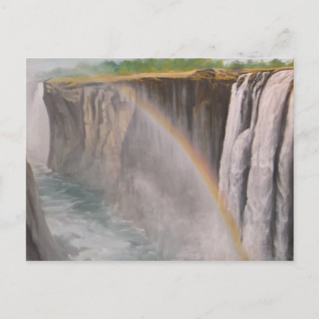 Cartão de posto Victoria Waterfall (Frente)