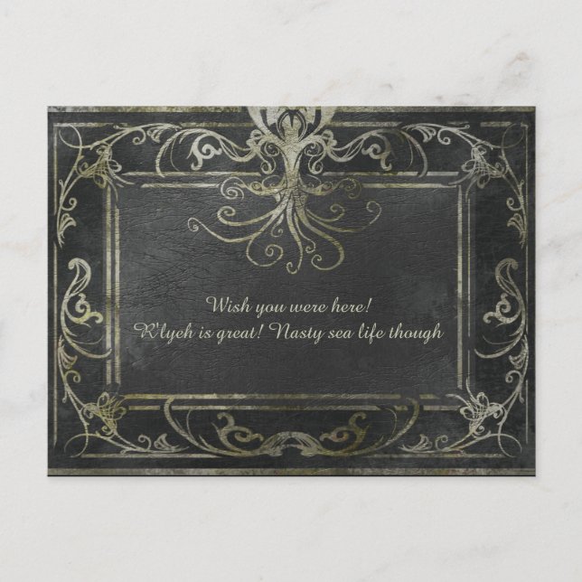 Cartão de Posto Vitoriano da Antiga Eldritch (Frente)