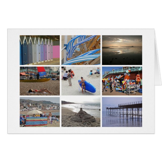 Cartão de praia (Frente Horizontal)