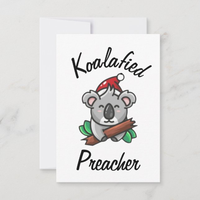 Cartão de Pregador Koalafied (Frente)