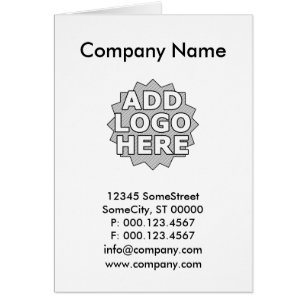 cartão de prêmios de fidelidade de logotipo