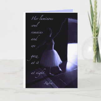 Cartão de Preparação do Dançarino Azul