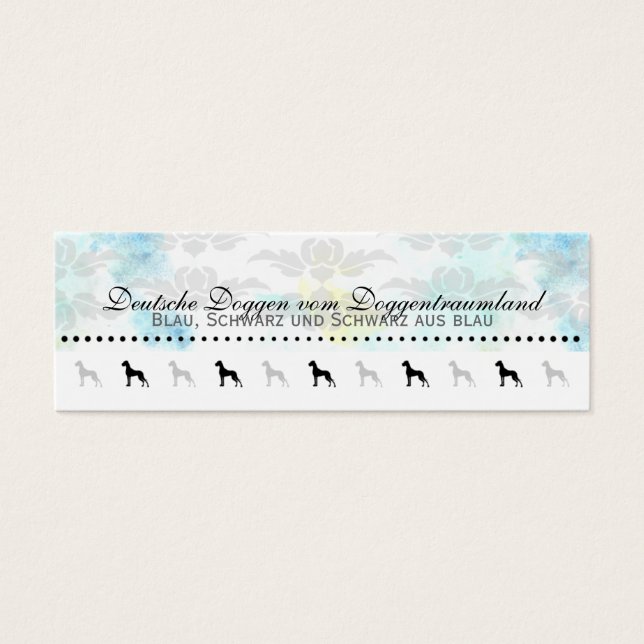 Cartão de presentação Dogge (Frente)