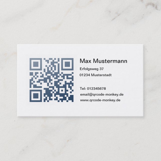 Cartão de presentação (individualmente gestaltbar) (Frente)