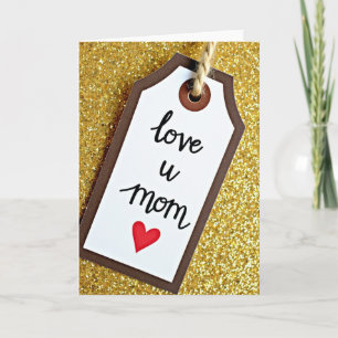 Cartão de Presente 'Amo Você Mamãe'