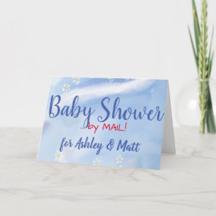 Cartão de Presente de Aquarela para Bebê Boy Sof