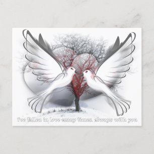 Cartão de presente de dia de os namorados para sem