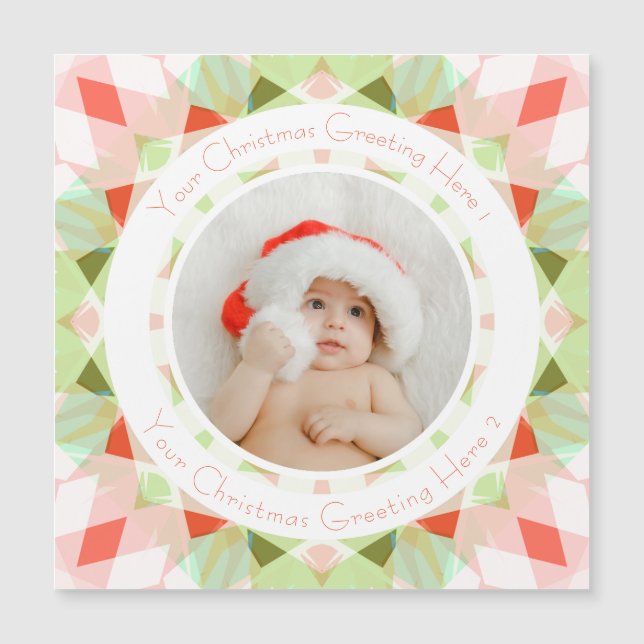 Cartão de Presente de Foto de Estrela de Natal Ver (Frente)
