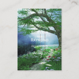 CARTÃO DE PRESENTE DE INSERÇÃO DE POÇO DOS DESEJOS