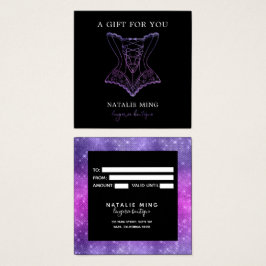 Cartão de Presente de Lingerie de Localidade Comer