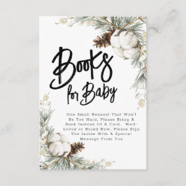 Cartão de Presente de Livros de Abeto de Pinha par