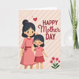 Cartão de Presente do Dia das Mães Carinhoso