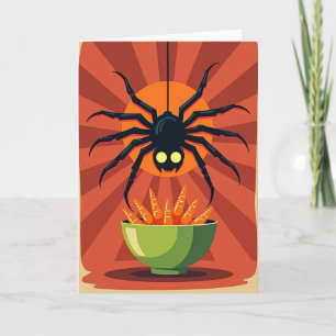 Cartão de Presente Doce Aranha Assustadora