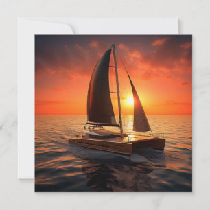 Cartão de Presente para Barcos Catamaran