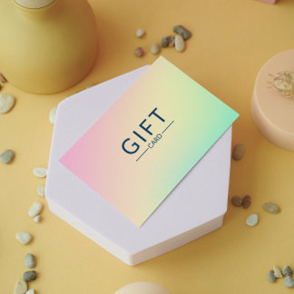 Cartão de Presente para Certificado de Salão Holog