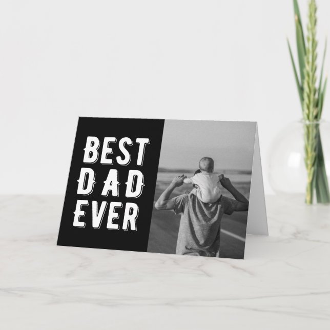 Cartão de presente para o melhor Pai do mundo para (Frente)