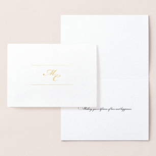 Cartão de presente/saudação de Mariah e Chris