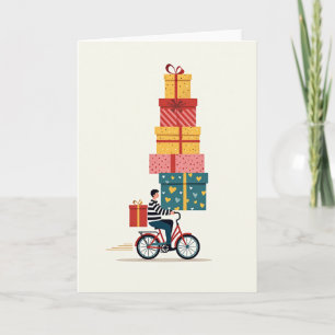 Cartão de Presentes de Aniversário de Bicicleta Al