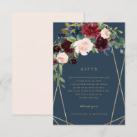 Cartão de Presentes Elegância Outonal Geométrica