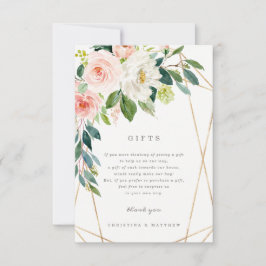 Cartão de Presentes Geométricos de Romance de Prim