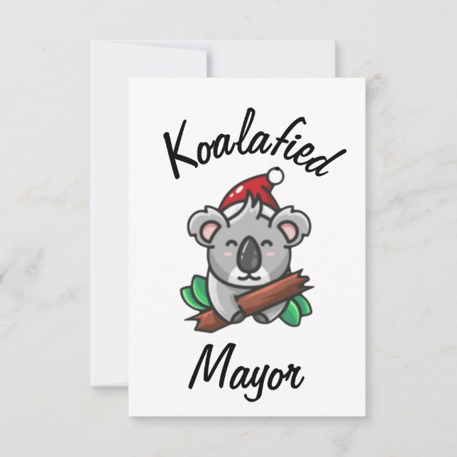Cartão de Presidente Koalafied (Frente)