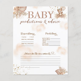Cartão de Previsões e Conselhos Churras de Urso de
