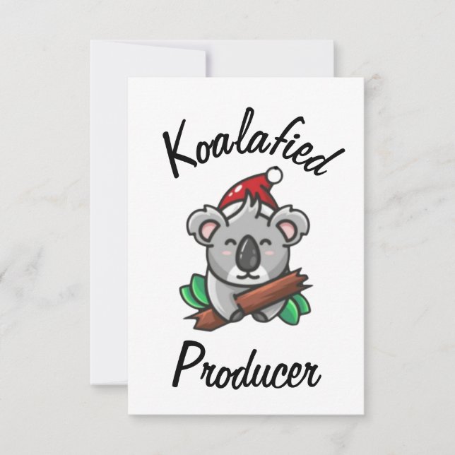 Cartão de Produtor Koalafied (Frente)