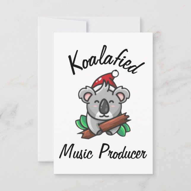 Cartão de Produtor Musical Koalafied (Frente)