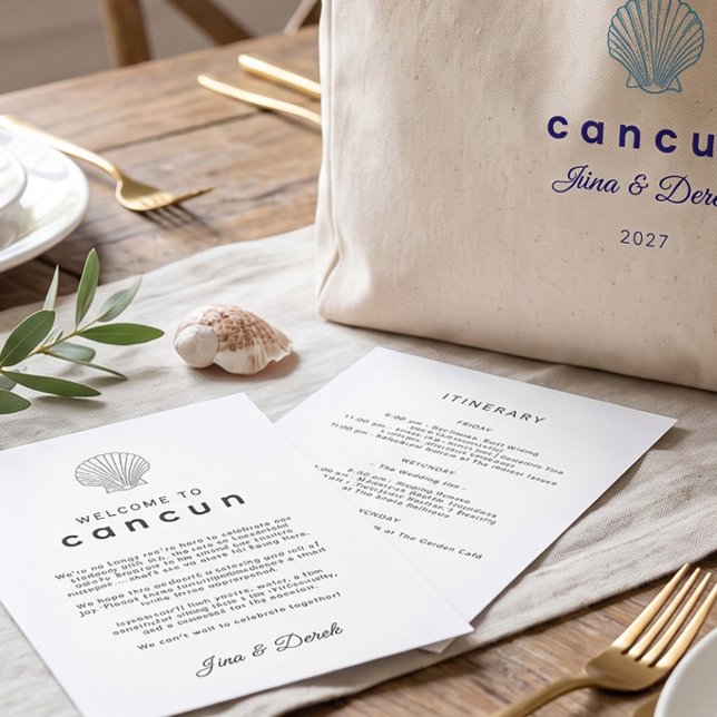 Cartão de Programa de Casamento Preto e Branco par (Criador carregado)