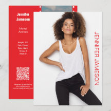 Cartão de Promoção de Foto de Filme Ator Modelo |
