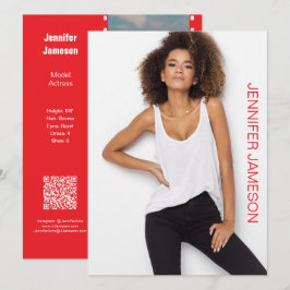 Cartão de Promoção de Foto de Filme Ator Modelo |
