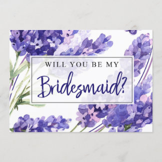 Cartão de Proposta da Bridesmaid/Você será minha B