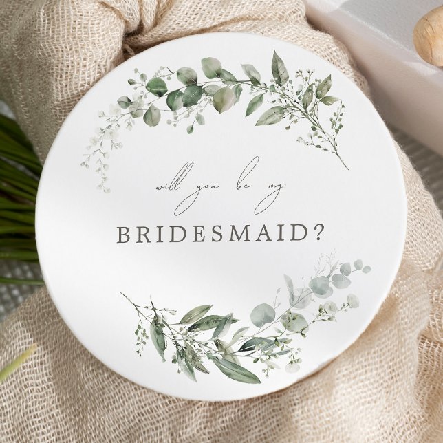 Cartão de Proposta de Bridesmaid para Casamento Bo (Criador carregado)