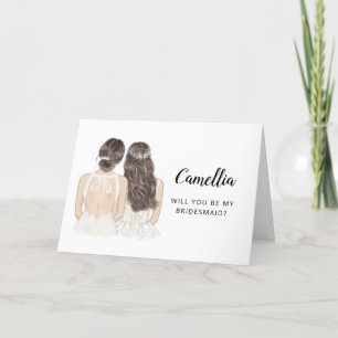 Cartão de Proposta de Dama de Honra