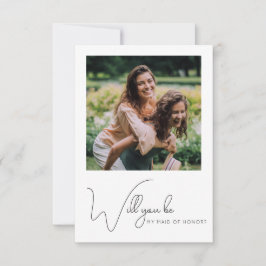 Cartão de Proposta de Madrinha de casamento de Fot