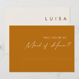 Cartão de Proposta de Madrinha de casamento Laran