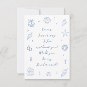 Cartão de Proposta de Ponta Costeira Desenhada à M