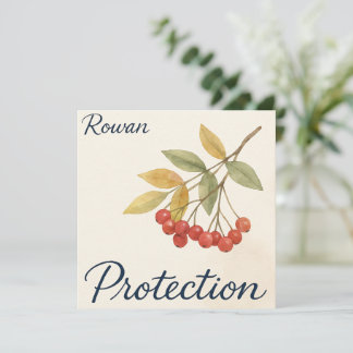 Cartão de Proteção Rowan