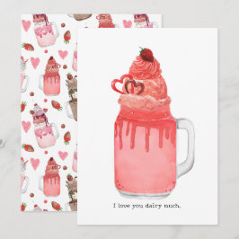 Cartão de Punição do Dia dos Namorados Milkshake V