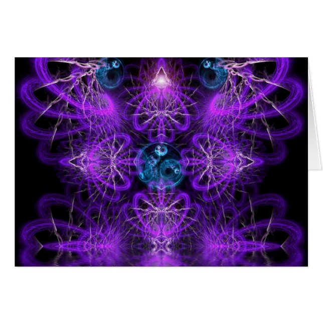 Cartão de PURPELINA FractalARTS (Frente Horizontal)