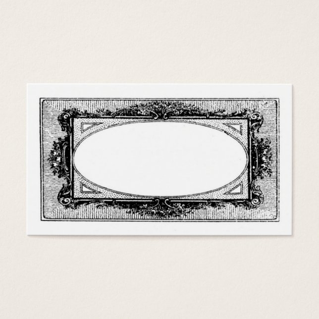 Cartão de quadro francês antigo (Frente)