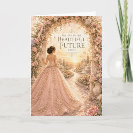 Cartão de Quinceañera para o Futuro Lindo