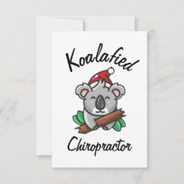Cartão de Quiropraxista Koalafied