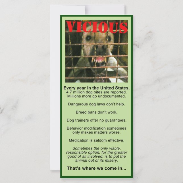 Cartão de rack Bite Me (Frente)