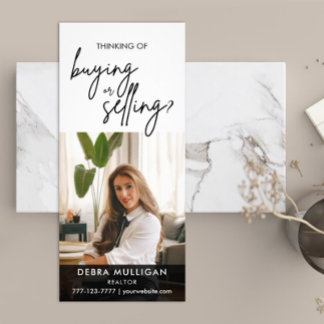 Cartão de Rack de Imóveis Moderno Personalizado