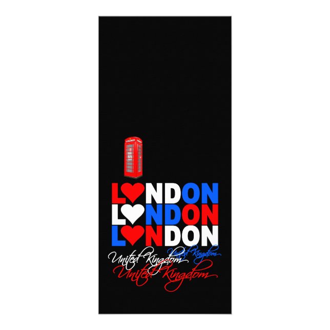 Cartão de rack de Londres - personalize! (Frente)