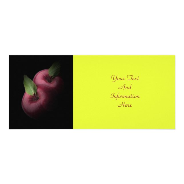 Cartão de Rack de Maçãs Vermelhas (Frente)