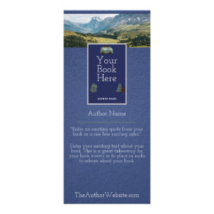 Cartão de Rack de Promoção de Livros Inspirado